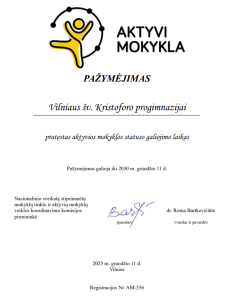 aktyvi mokykla