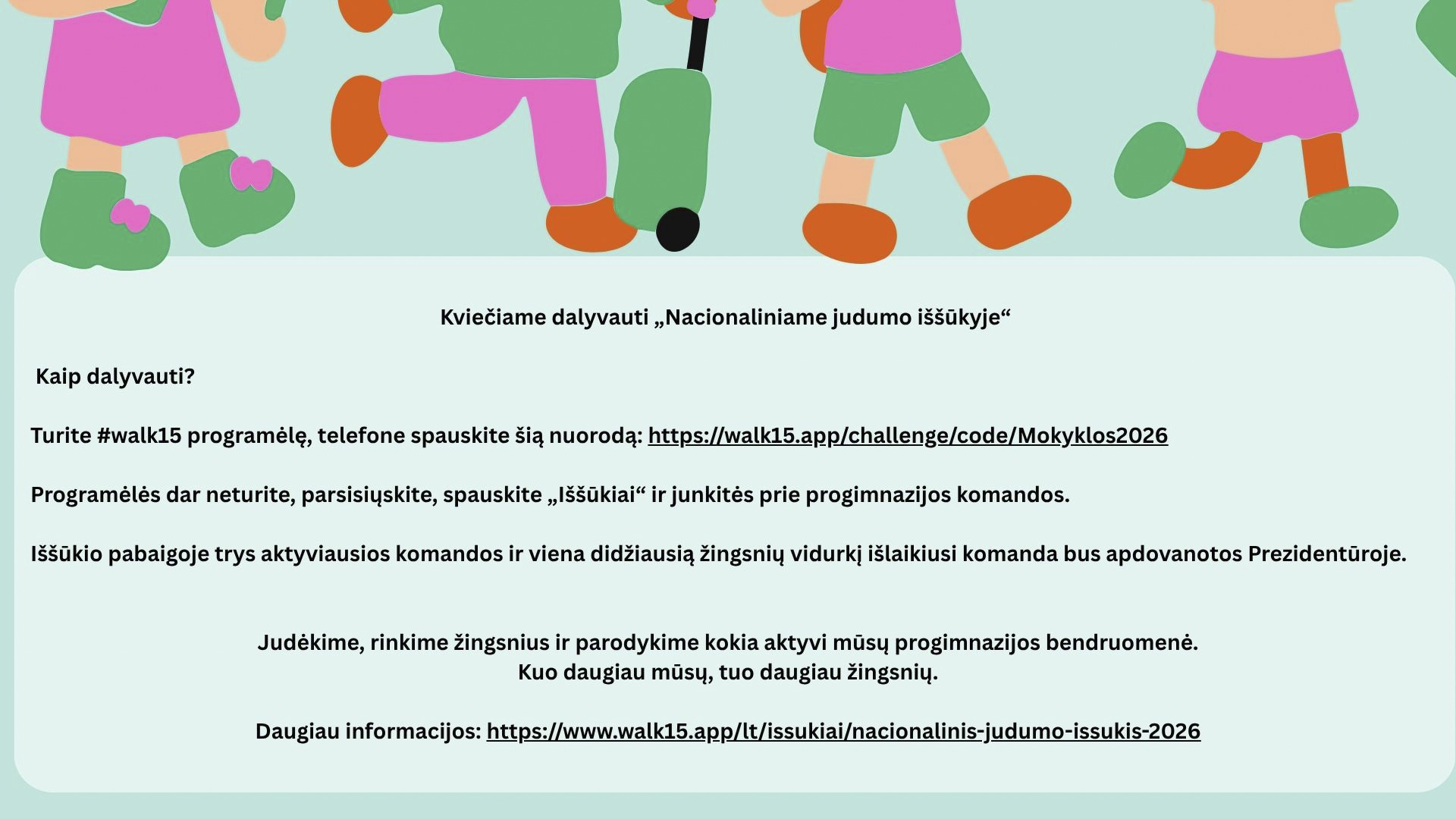 Walking in a Line Procedure Presentation in Green Playful Style